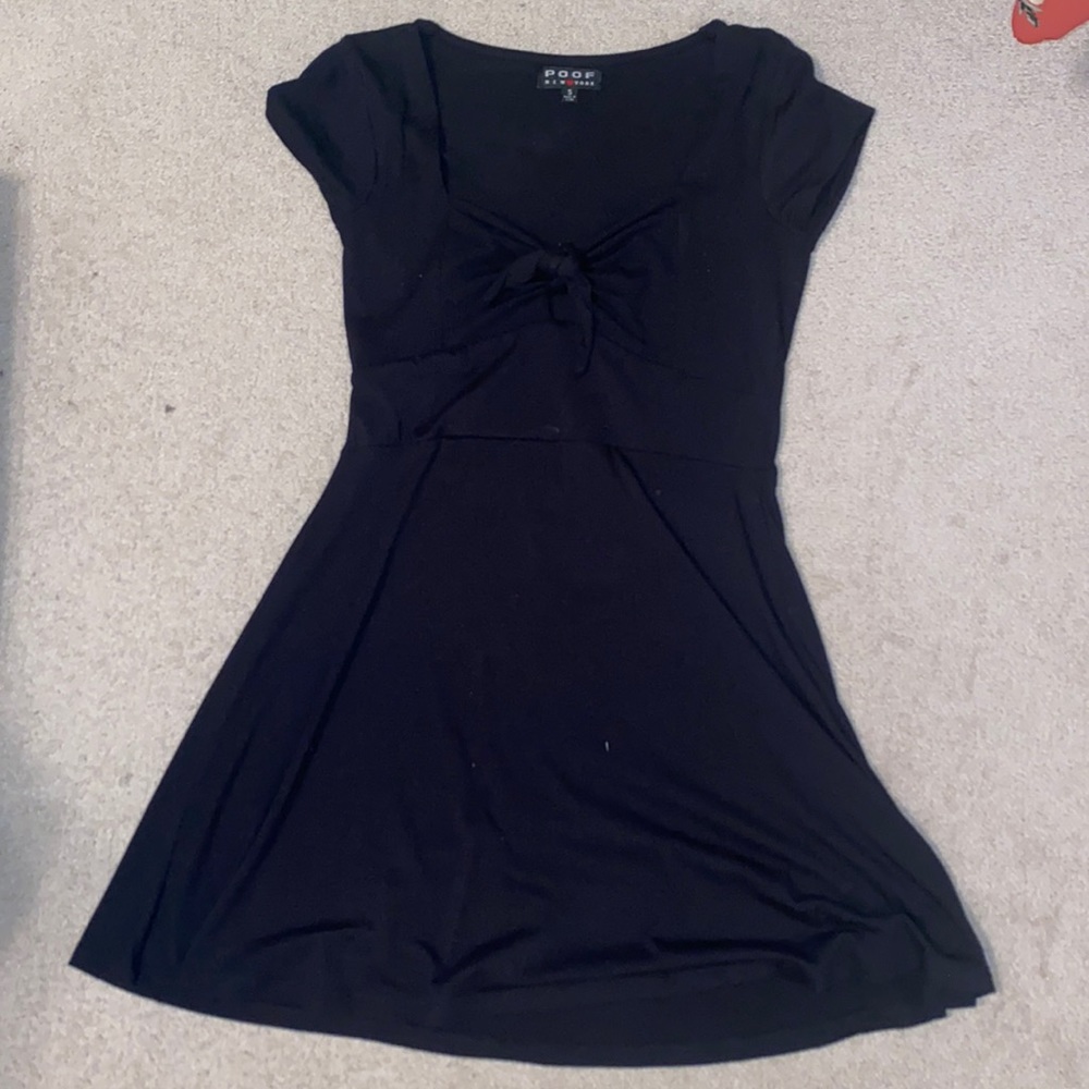 Black skater dress